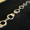 Silver Handcuff (Heavy) Link bracelet……. ₤240.00 (Any design possible, e-mail quotation on request)