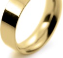 9 Carat Yellow gold 4/5/6/7mm Flat Court Wedding Ring…