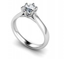18 Carat White gold 0.20…0.25…0.30…0.50…0.75…1 Carat Brilliant cut Diamond Solitaire Ring..